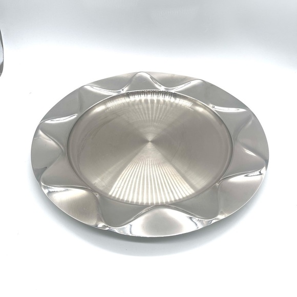 Danks Origami Talc Stainless Steel Platter